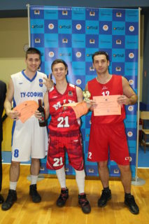 Конкурс за стрелба от зоната за три точки - Иван Братанов, Матей Митев, Христо Владимиров